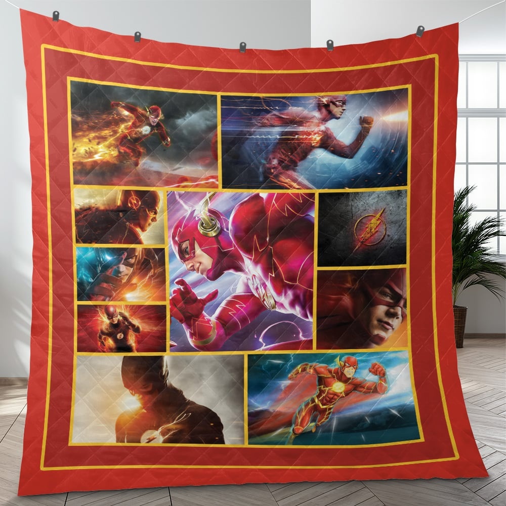 The Flash DC Comics Quilt Blanket