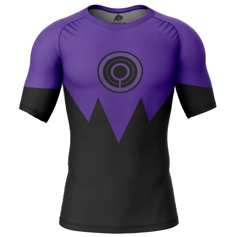 Ultraviolet Lantern DC Comics Short Sleeve Rash Guard Compression Shirt