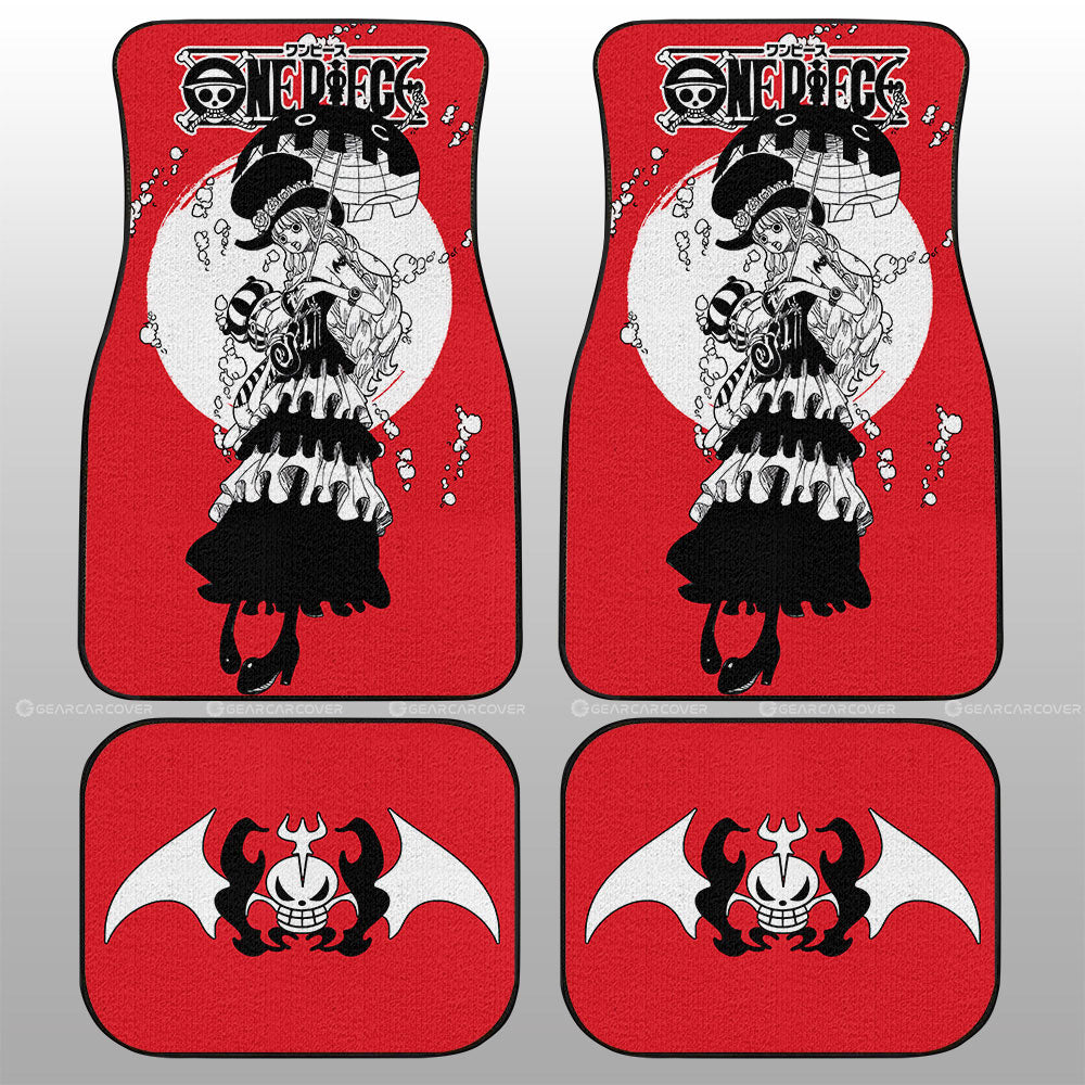 One Piece Car Mat One Piece Character Perona Jolly Roger Symbol Car ...