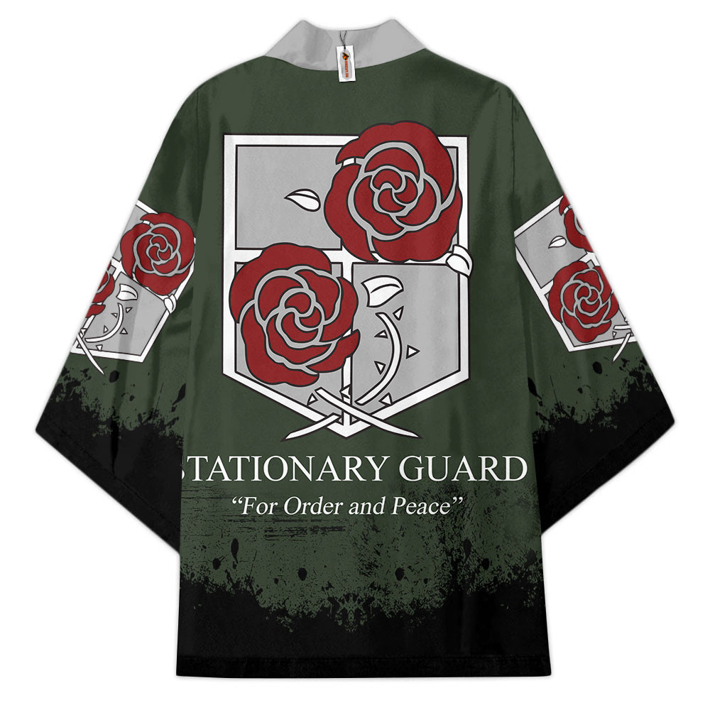 Attack On Titan Garrison Regiment Haori Kimono AnimeBape