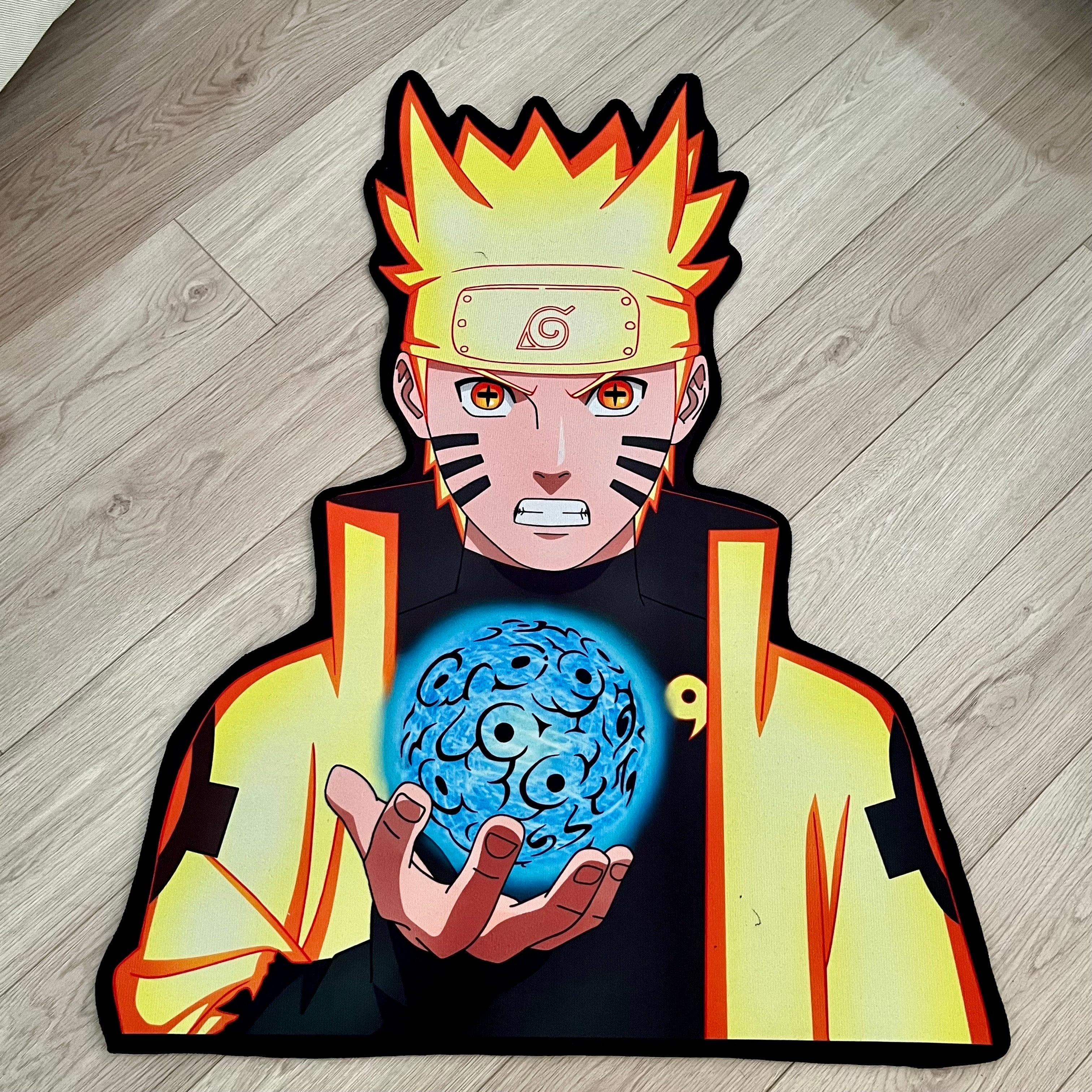 Naruto Uzumaki Naruto Custom Shaped Rug - AnimeBape