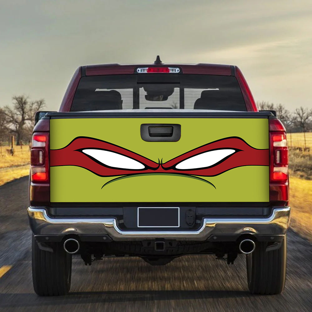 TMNT Turtle Red Mask Truck Tailgate Decal Sticker