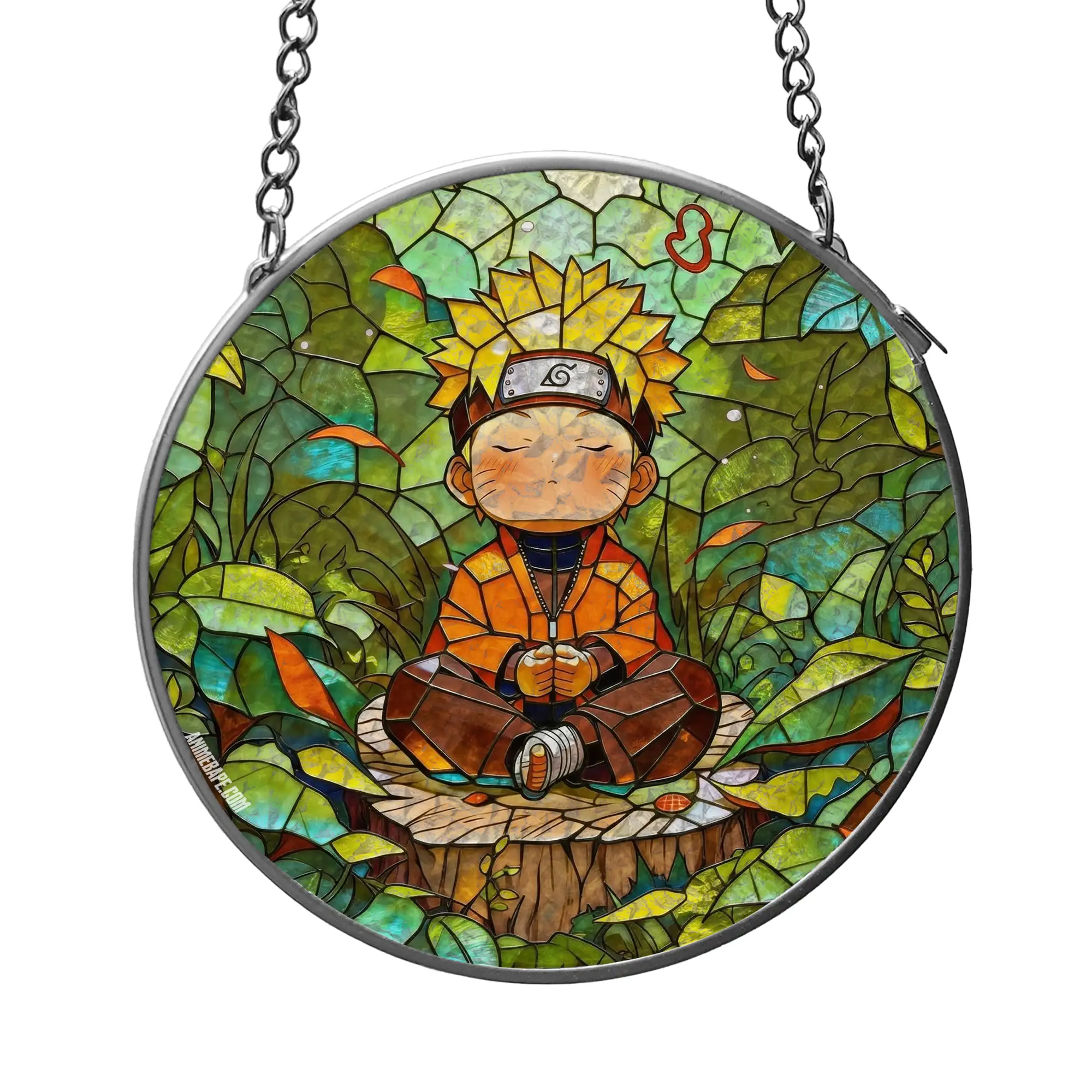 Naruto Uzumaki Naruto Decorative Stained Glass Window Suncatcher