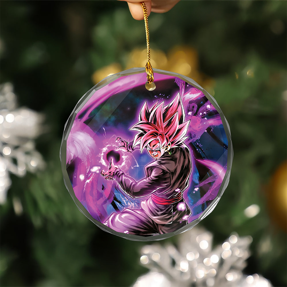 Goku Black v1 Dragon Ball Glass Ornament
