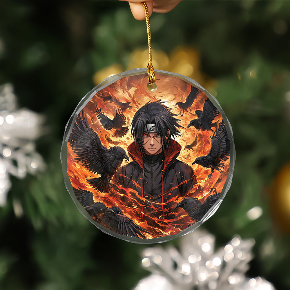 Itachi Uchiha v5 Naruto Glass Ornament