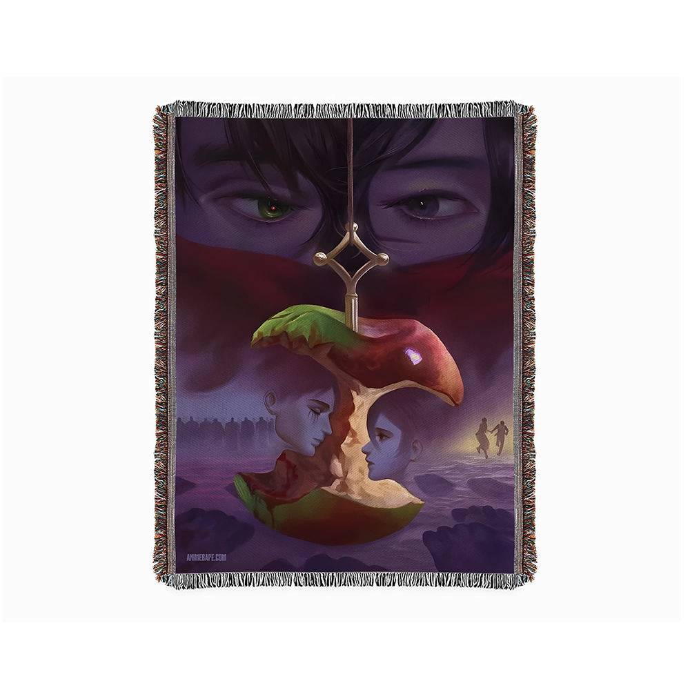 Attack on Titan Eren Mikasa Tapestry Blanket Bedspread