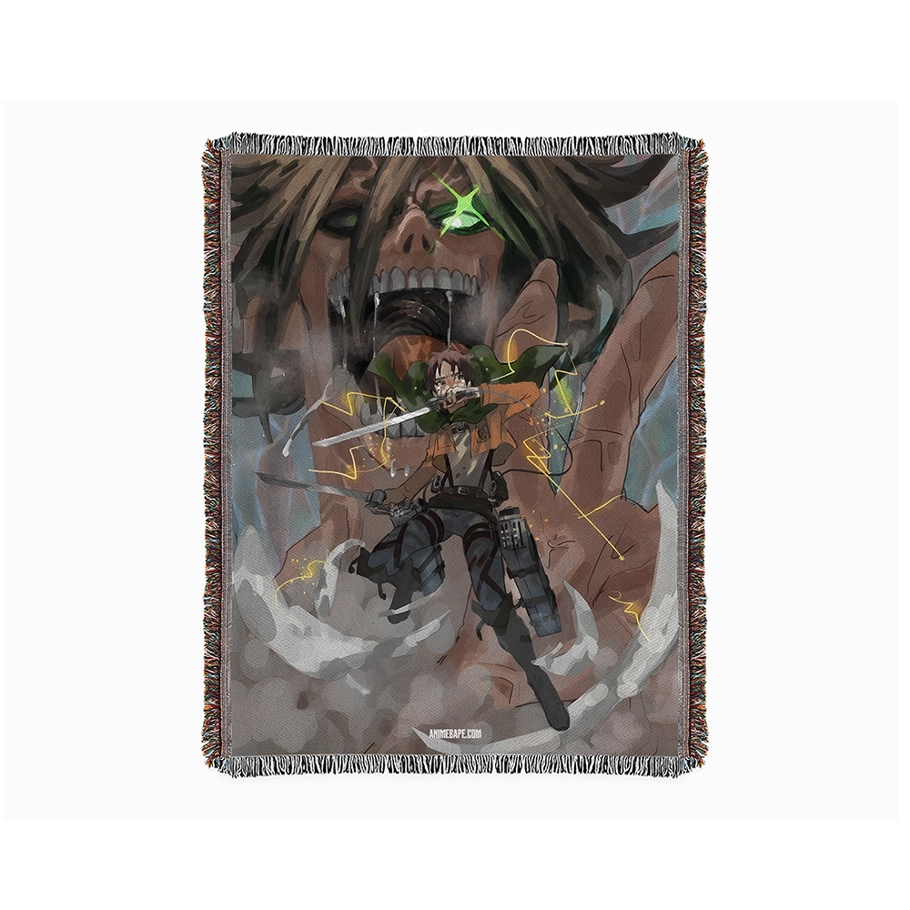 Attack on Titan Eren Tapestry Blanket Bedspread