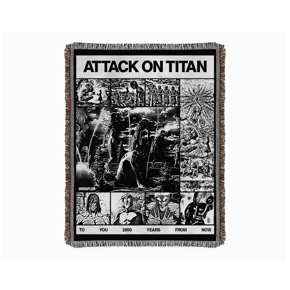 Attack on Titan Blanket Tapestry Bedspread