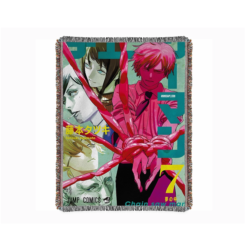 Chainsaw Man Bedspread Blanket Tapestry