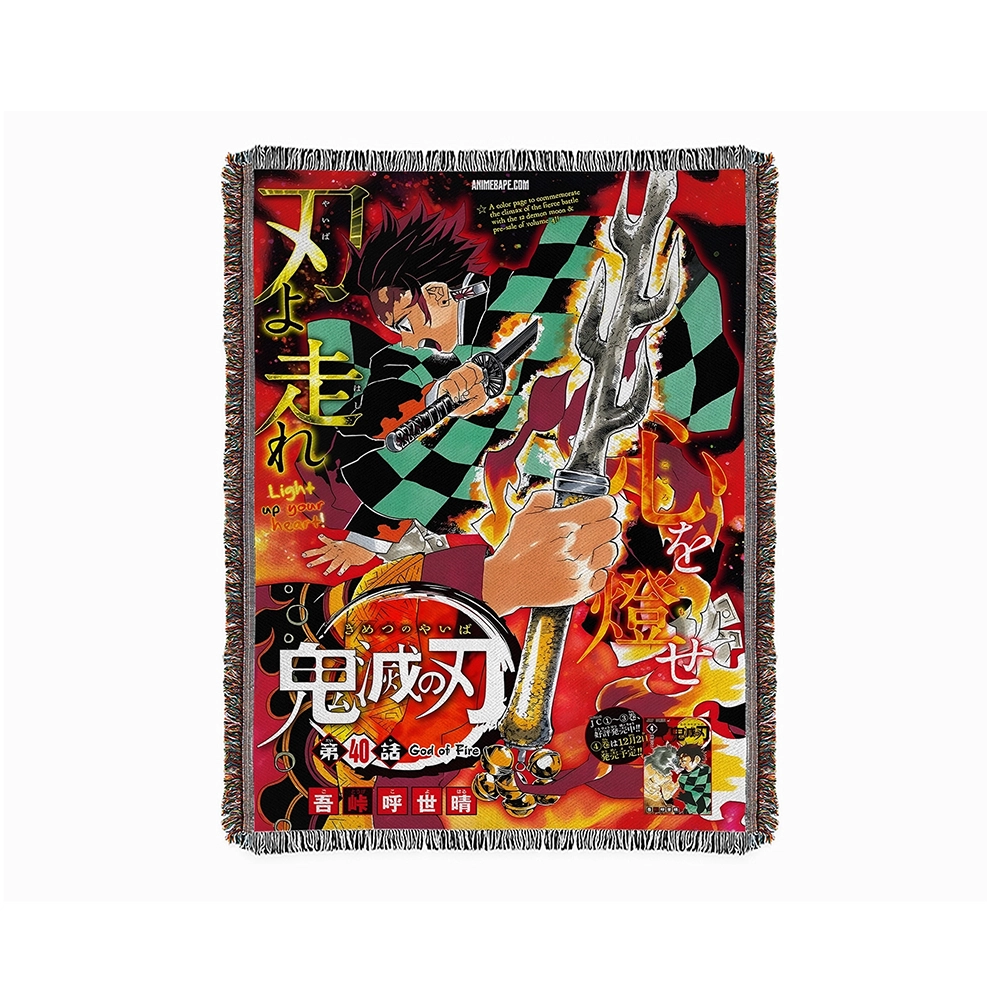 Demon Slayer Bedspread Blanket Tapestry