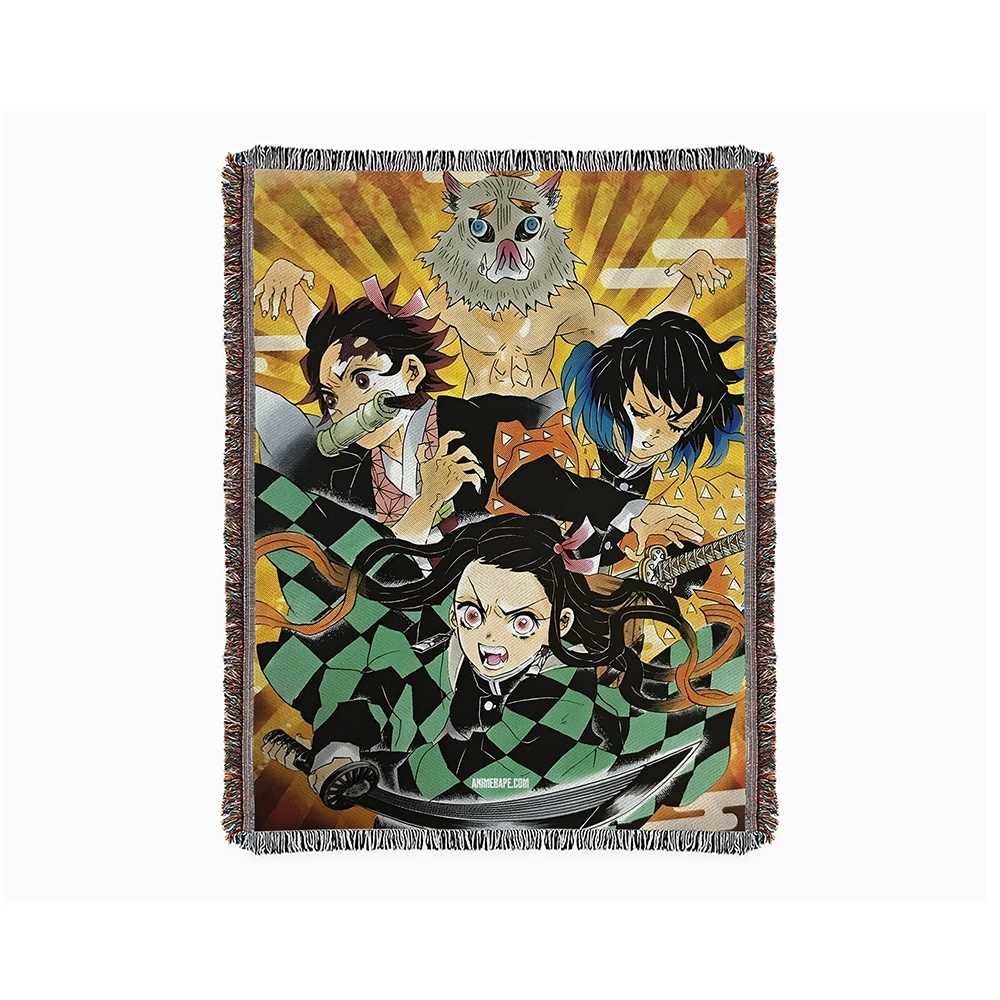 Demon Slayer Tapestry Bedspread Blanket
