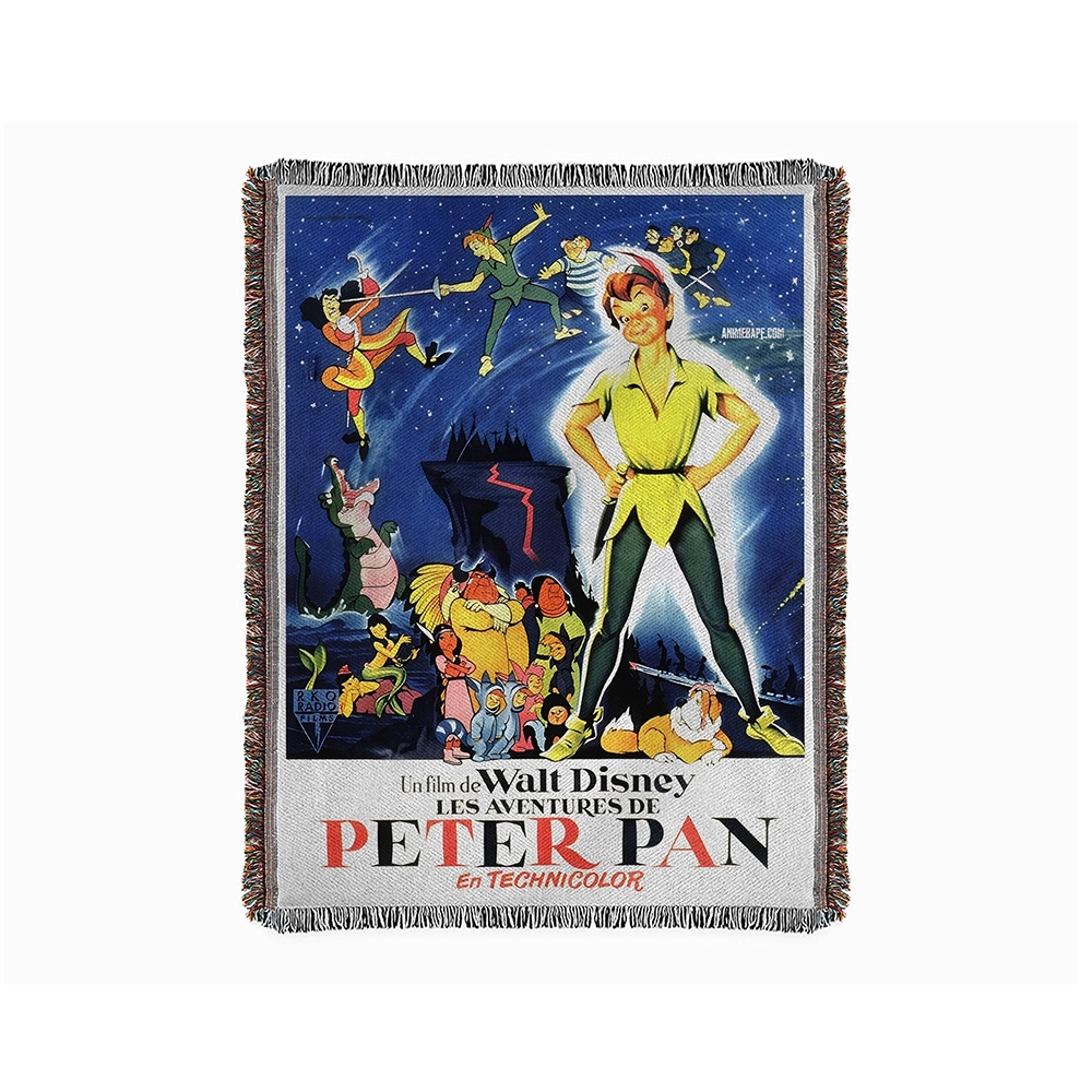 Disney Peter Pan Bedspread Blanket Tapestry