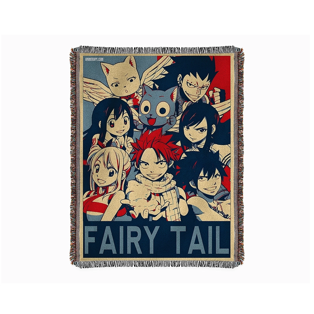 Fairy Tail Tapestry Bedspread Blanket