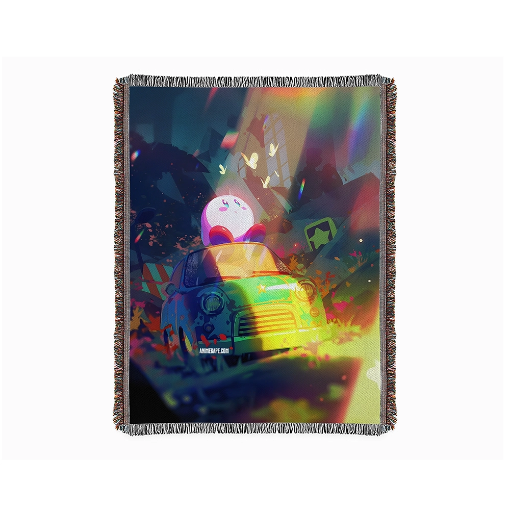 Kirbyâ€™s Adventure Bedspread Blanket Tapestry