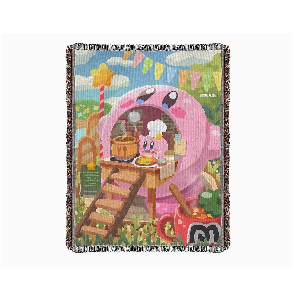 Kirbyâ€™s Adventure Tapestry Bedspread Blanket