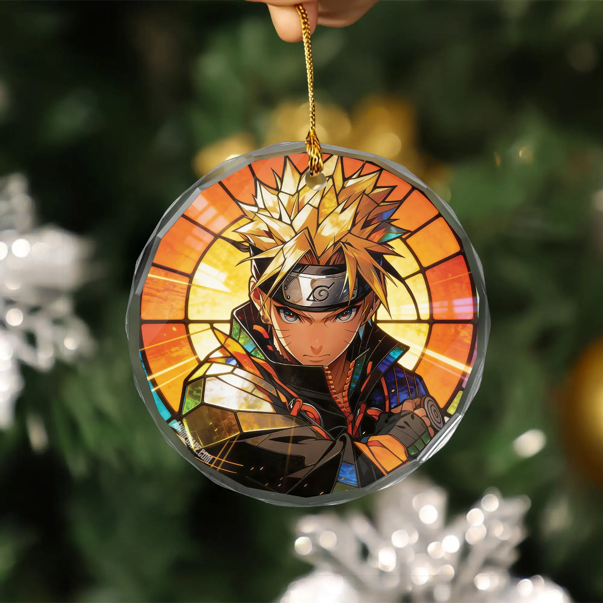 Naruto Uzumaki Naruto Anime Glass Ornament