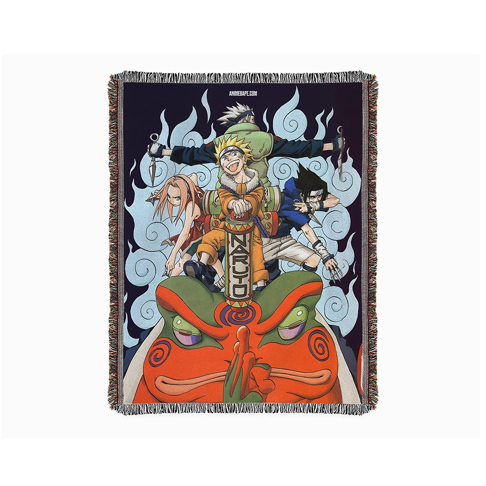 Naruto Tapestry Bedspread Blanket
