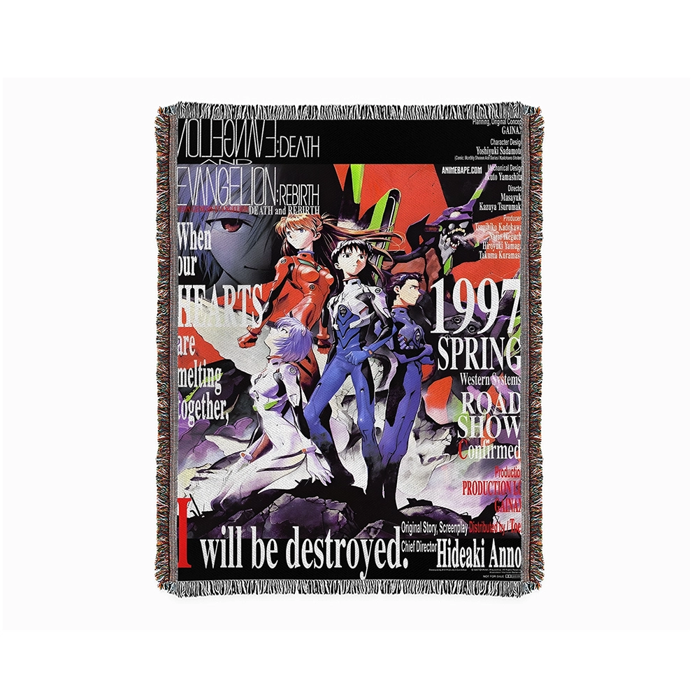 Neon Genesis Evangelion Bedspread Blanket Tapestry