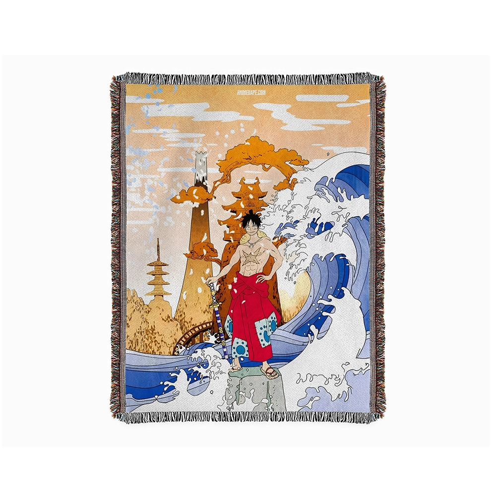 One Piece Luffy Blanket Bedspread Tapestry