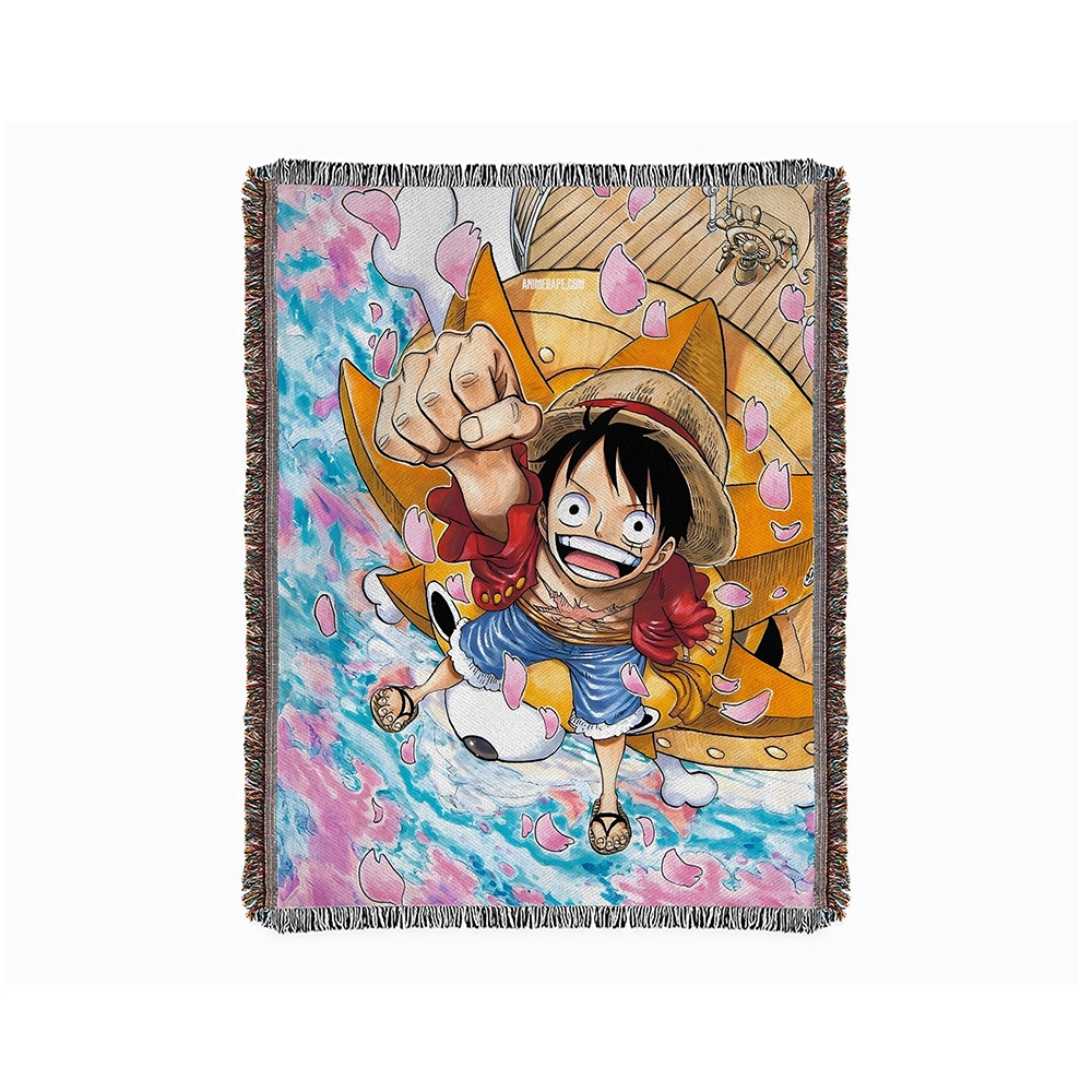 One Piece Luffy Tapestry Blanket Bedspread