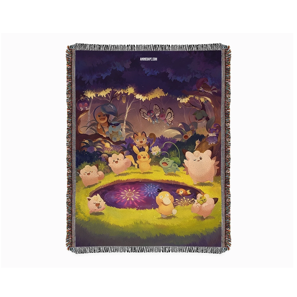 Pokemon Tapestry Blanket Bedspread
