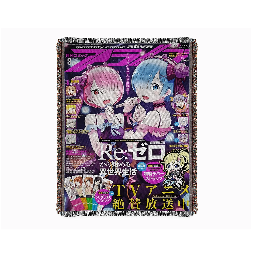ReZero Rem & Ram Blanket Bedspread Tapestry