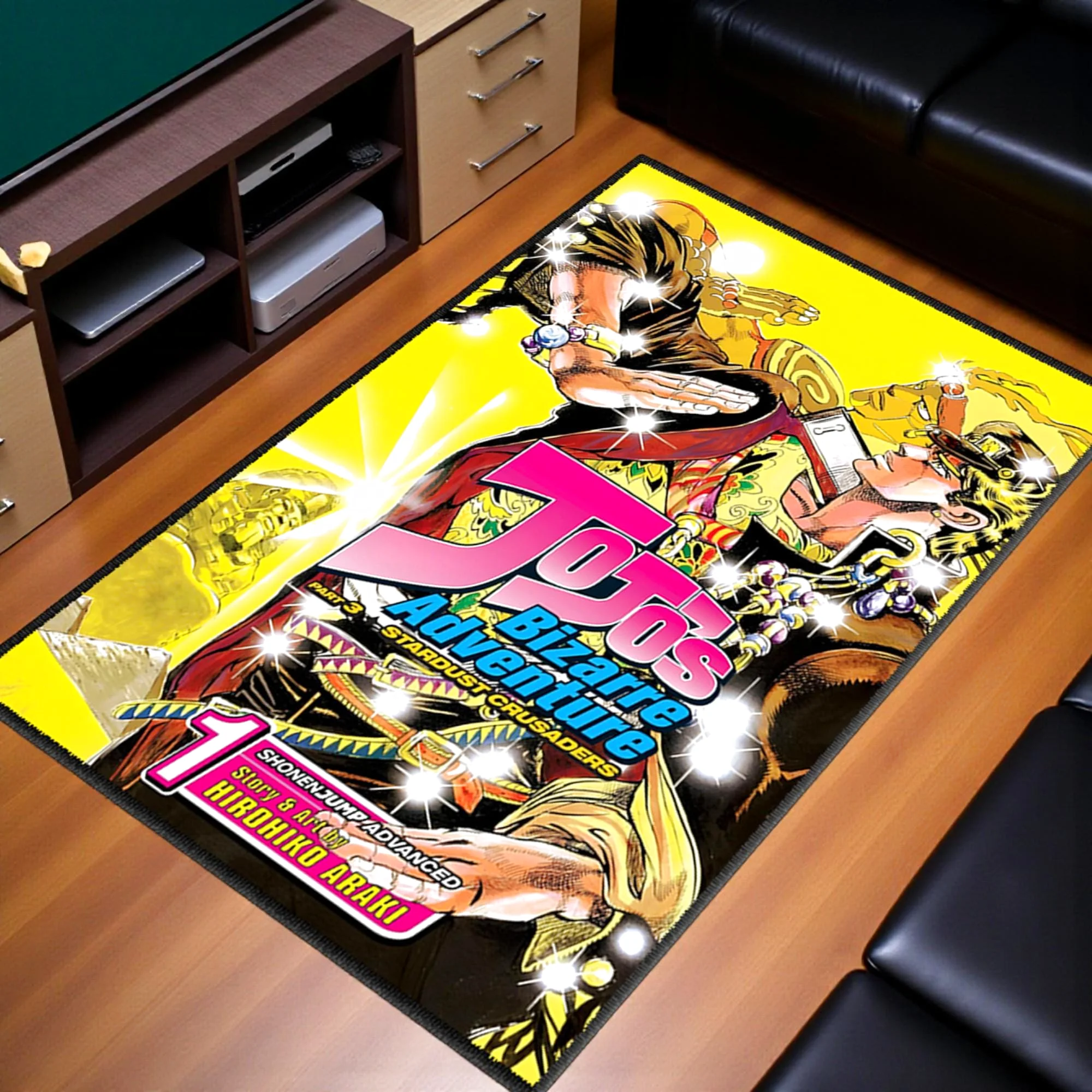 JoJo's Bizarre Adventure Decor Rectangle Rug