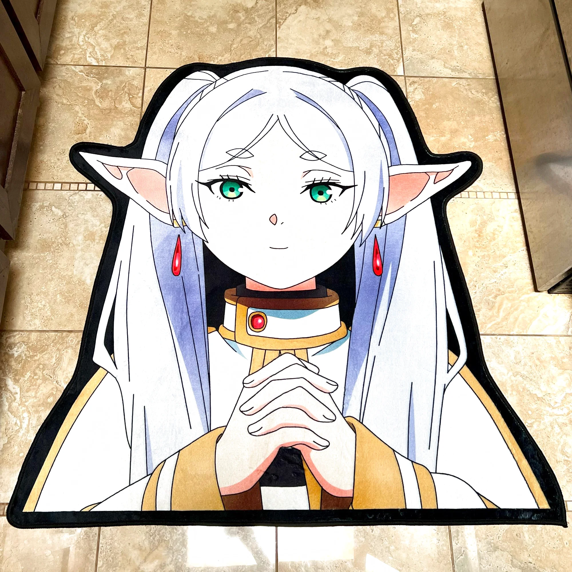 Frieren Beyond Journey's End Custom Shaped Rug