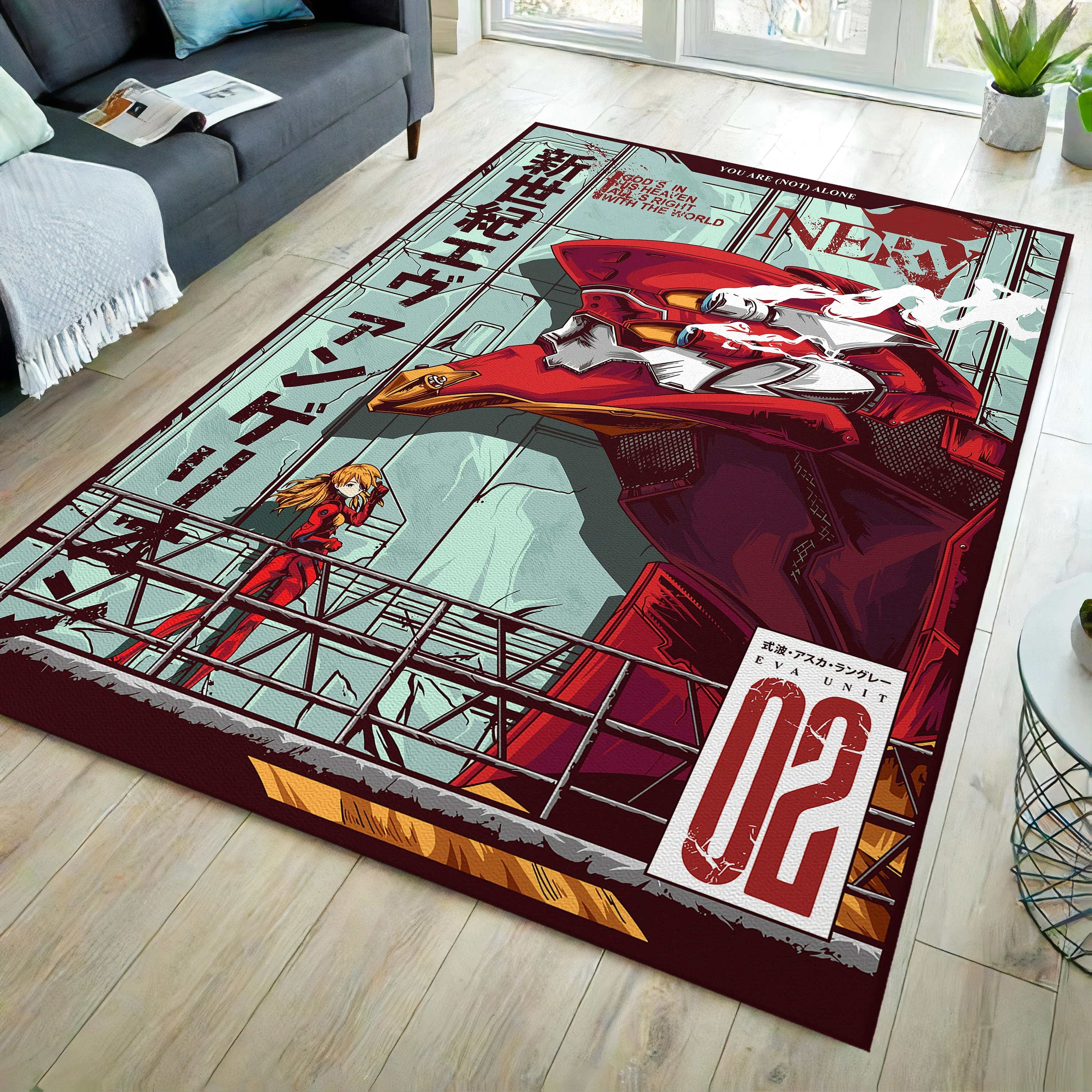 Neon Genesis Evangelion Rectangle Rug