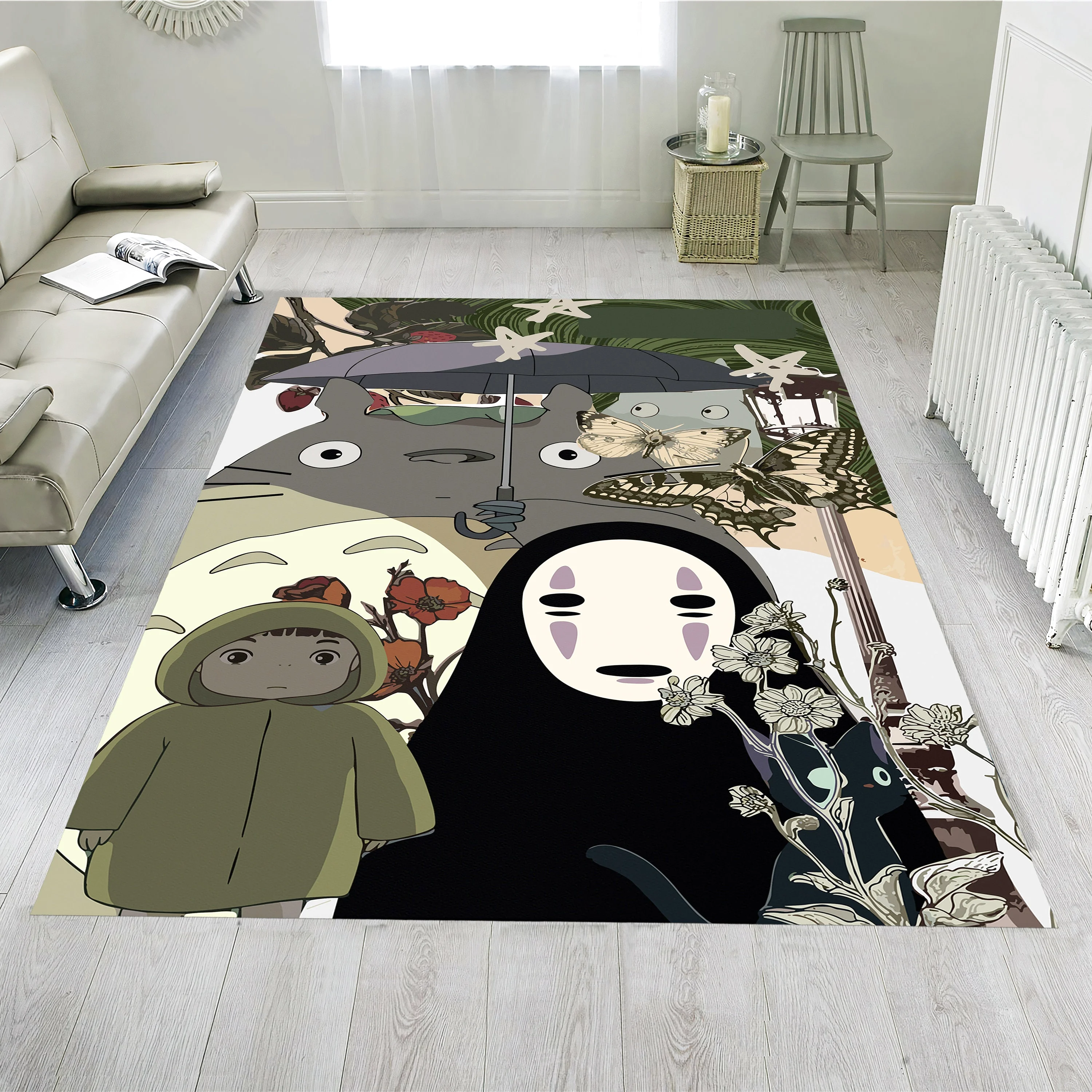 Ghibli Studio No Face Rectangle Rug