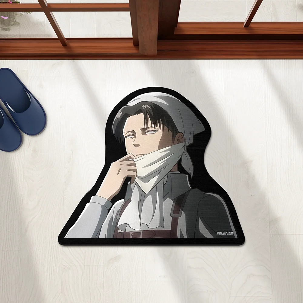 Attack on Titan Levi Custom Shaped Rug