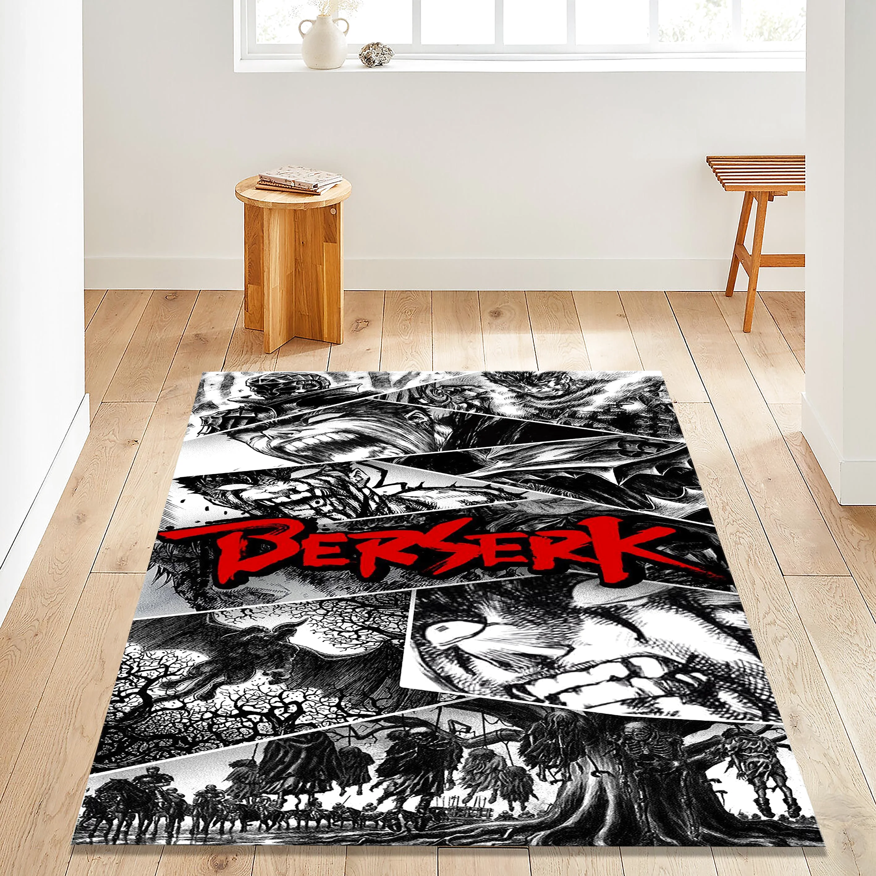 Berserk Manga Panel Collage Rug Rectangle Rug