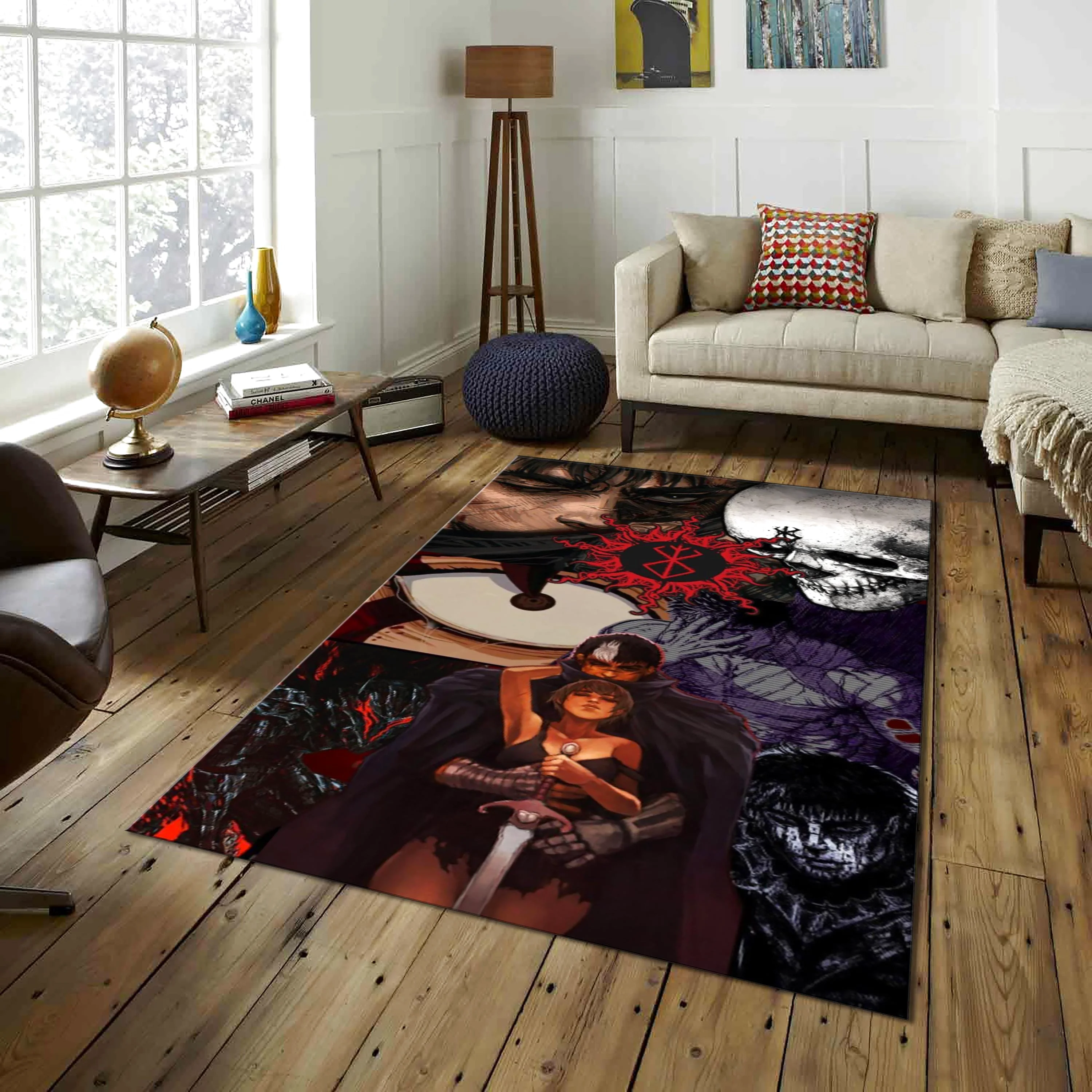 Berserk Rug, Decor Rug, Custom Rug, Rectangle Rug