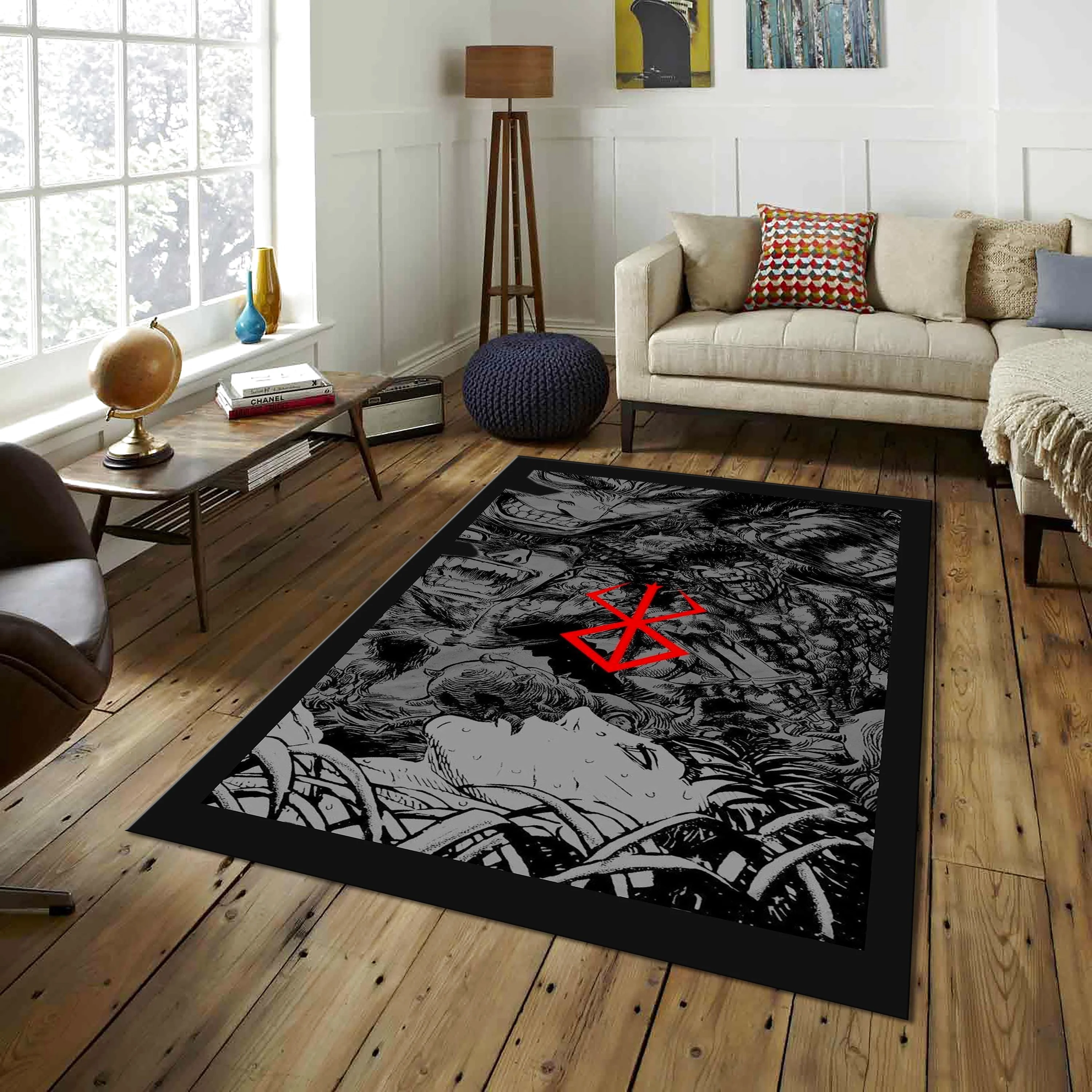 Berserk Rug, Custom Rug Rectangle Rug