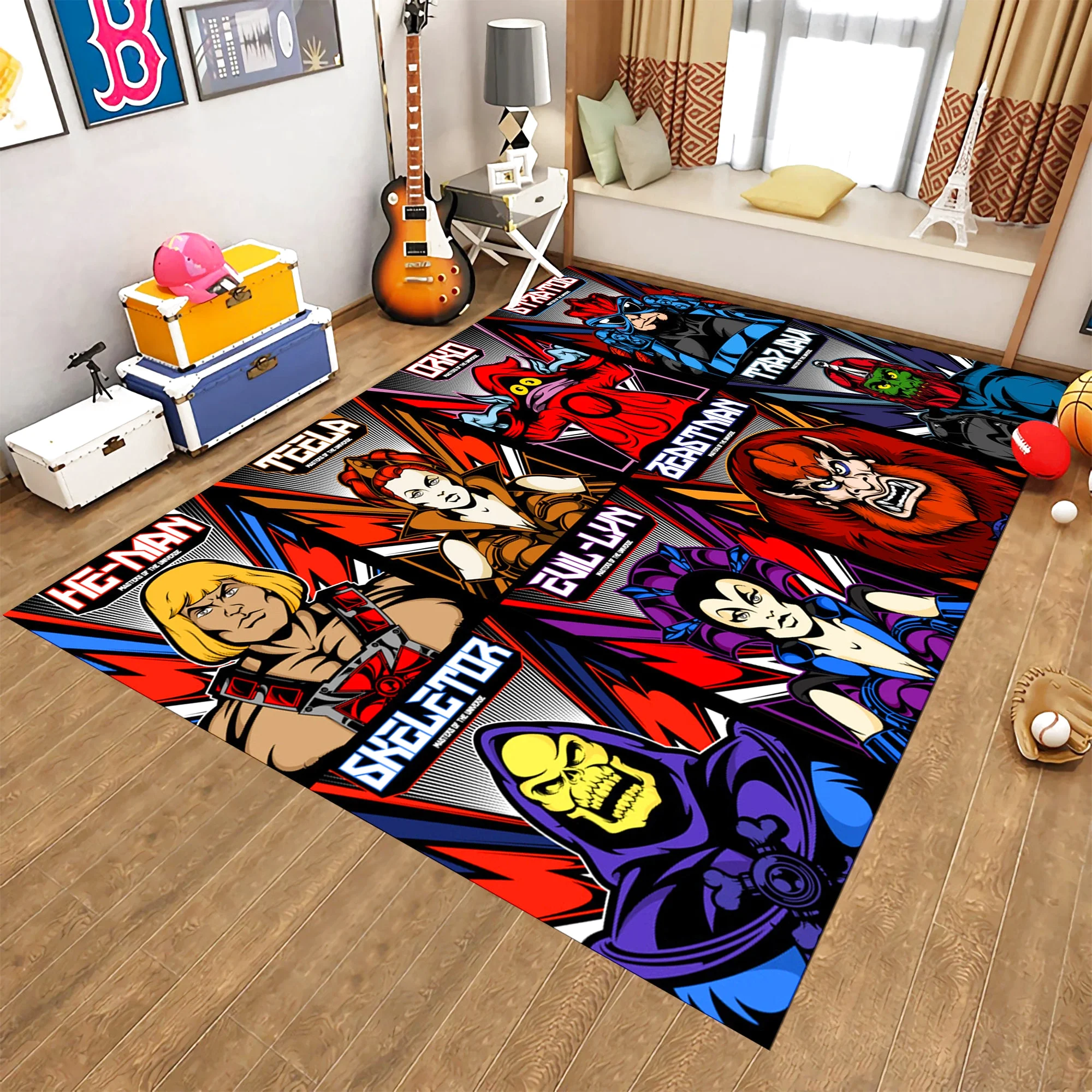 Universe 3D Print He Man Rectangle Rug