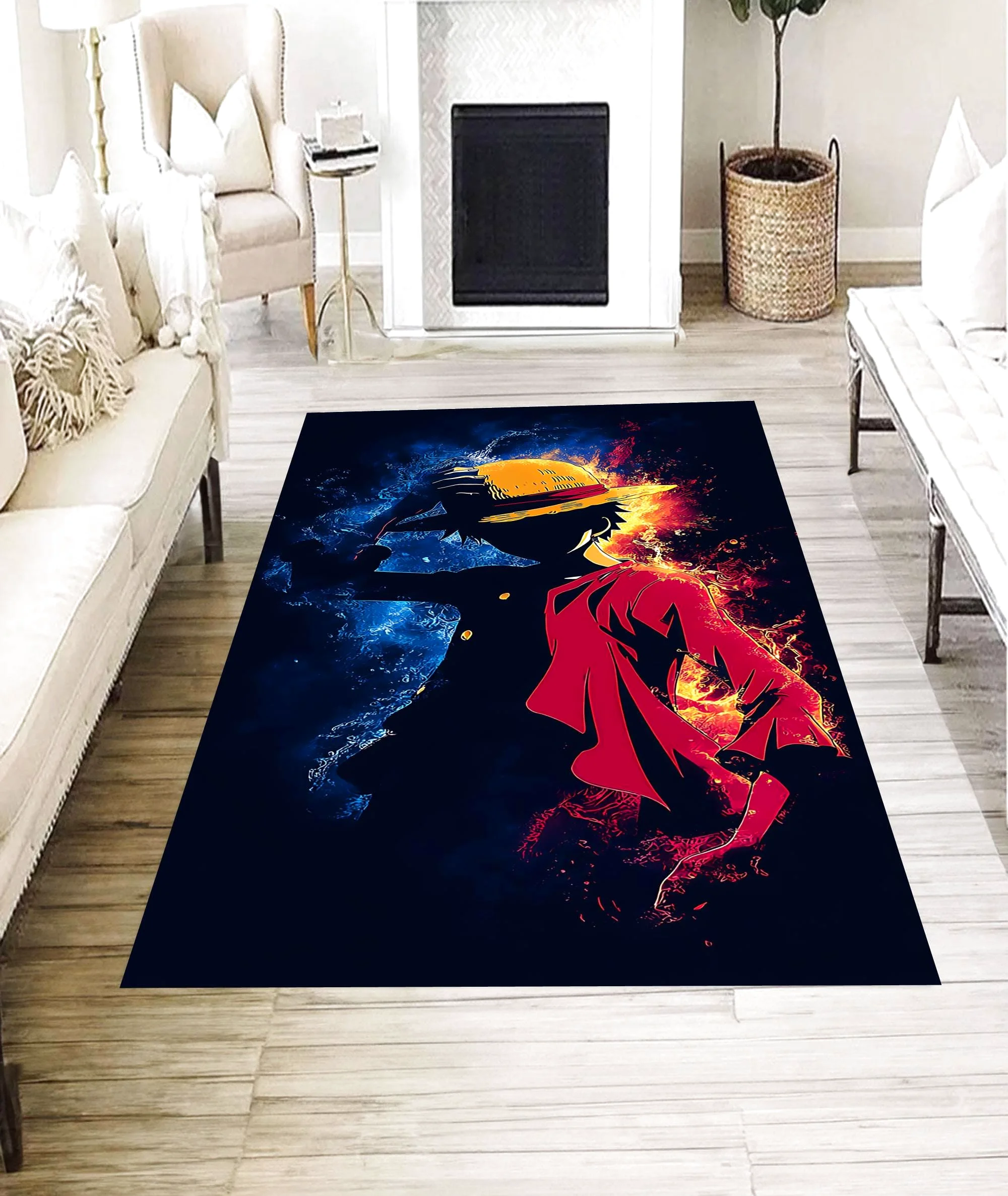 One Piece Luffy Rectangle Rug