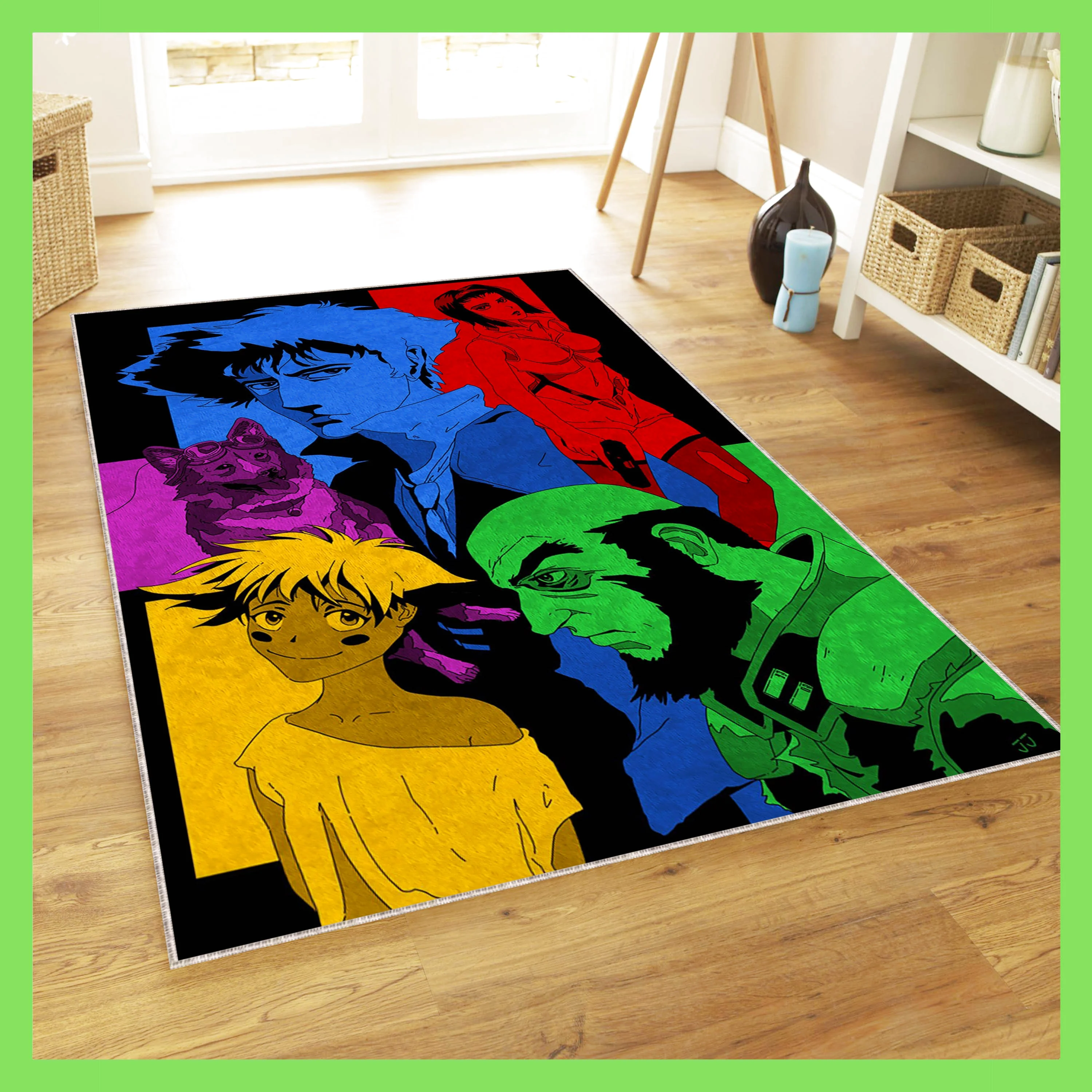 Cowboy Bebop Decoration Rectangle Rug
