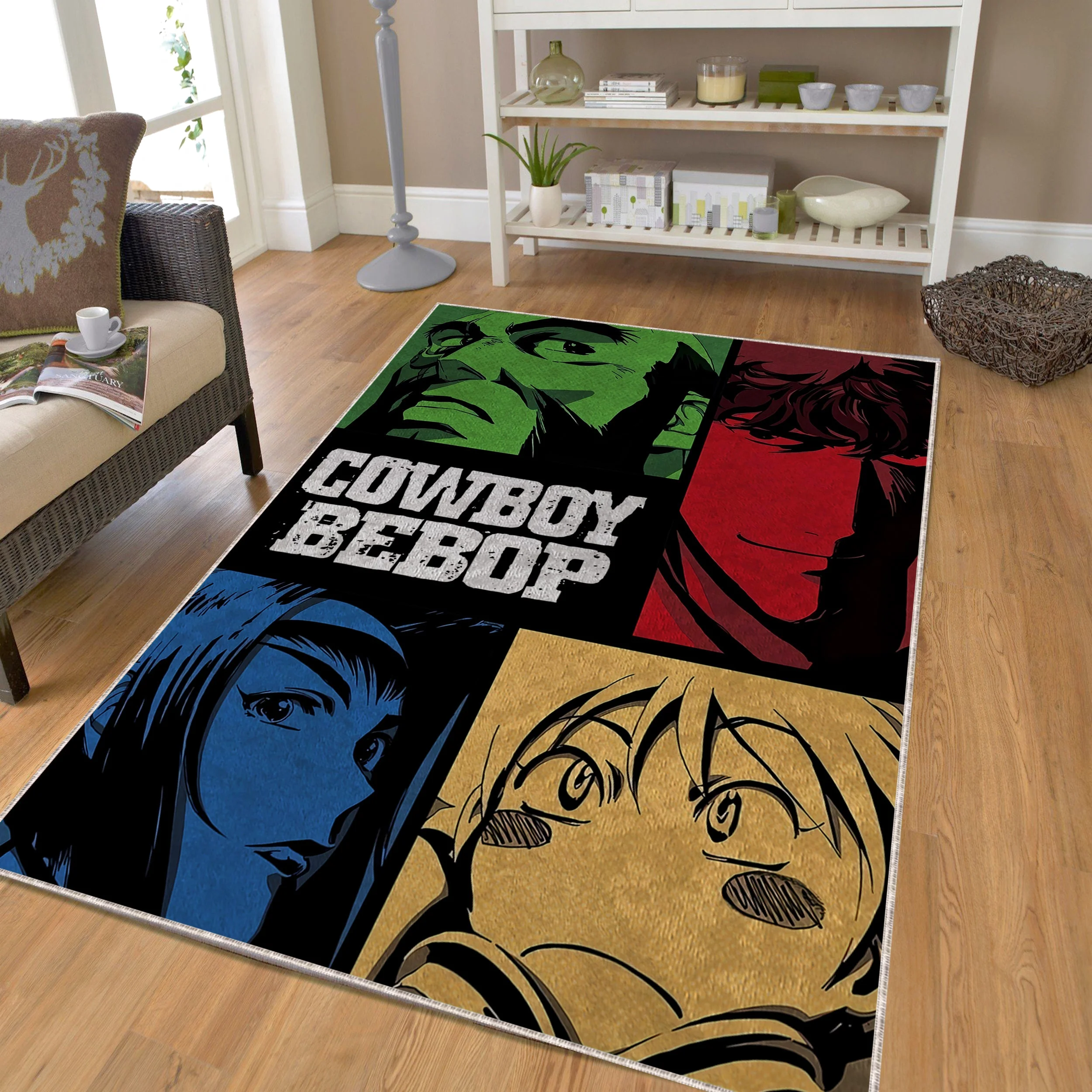 Cowboy Bebop Rug Manga Decoration Rectangle Rug