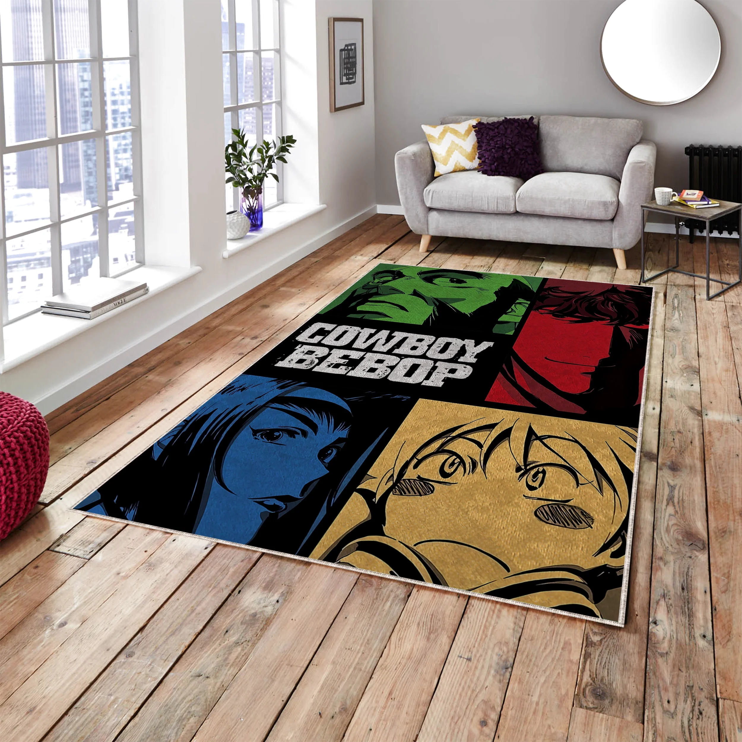 Cowboy Bebop Rug Manga Decoration Rectangle Rug
