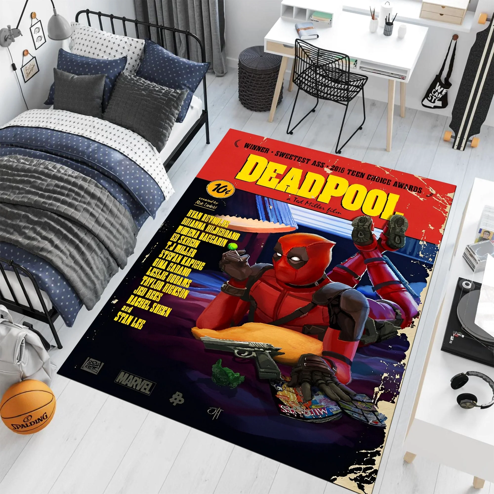 Deadpool, Funny Rug, Rectangle Rug