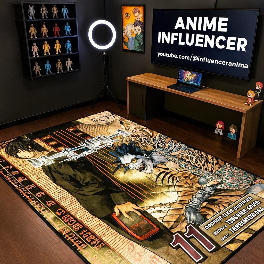 Death Note Rug Vol. 11 Manga Gift Idea Rectangle Rug
