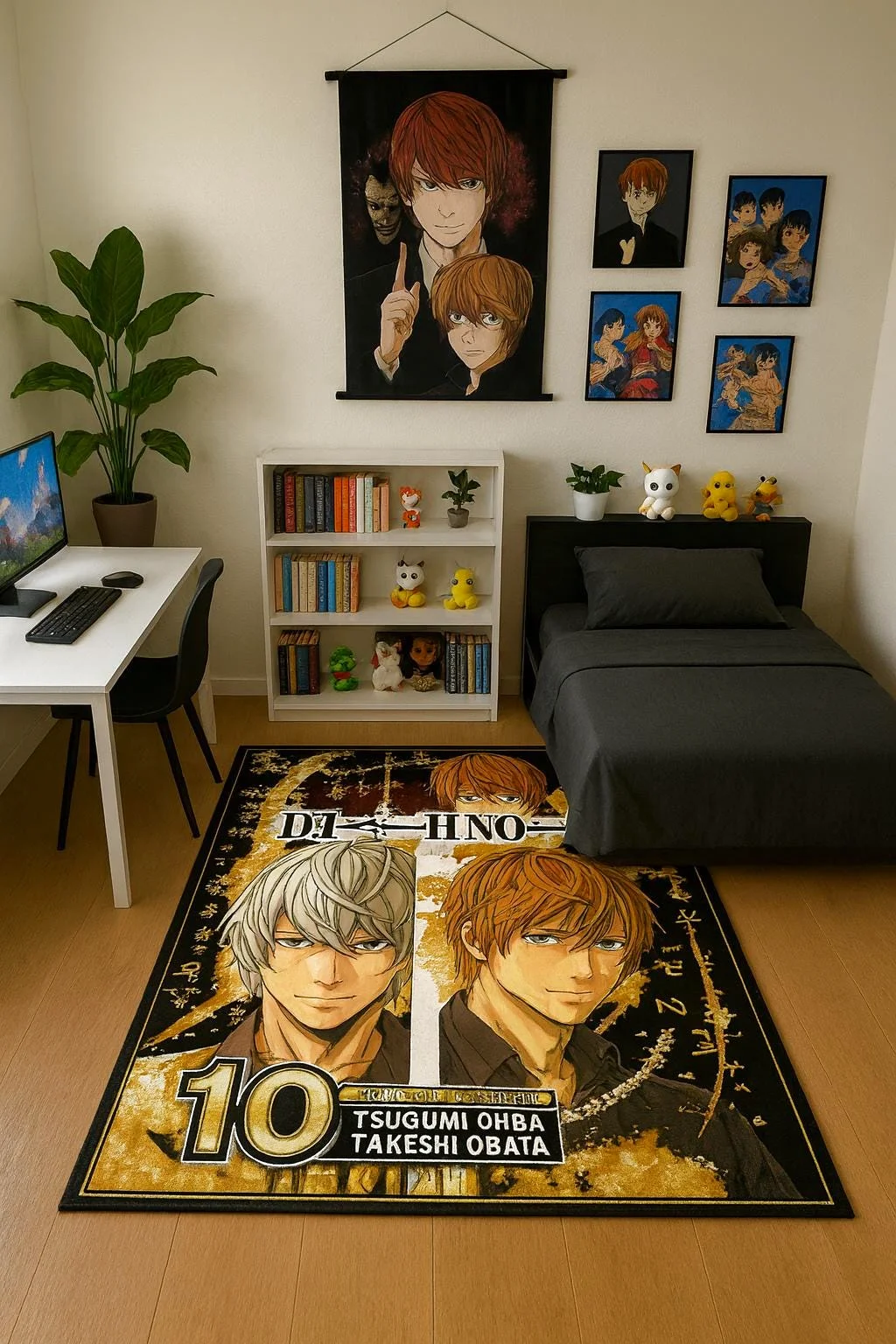 Death Note Volume 10 Rectangle Rug