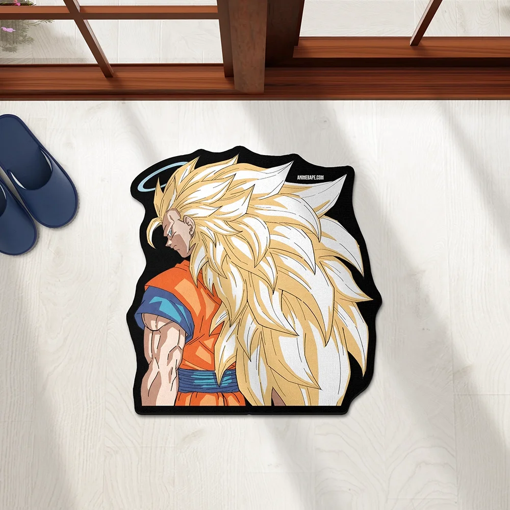 Dragon Ball Son Goku Custom Shaped Rug