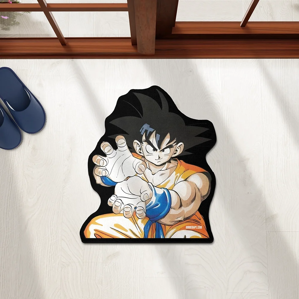 Dragon Ball Goku Custom Shaped Rug