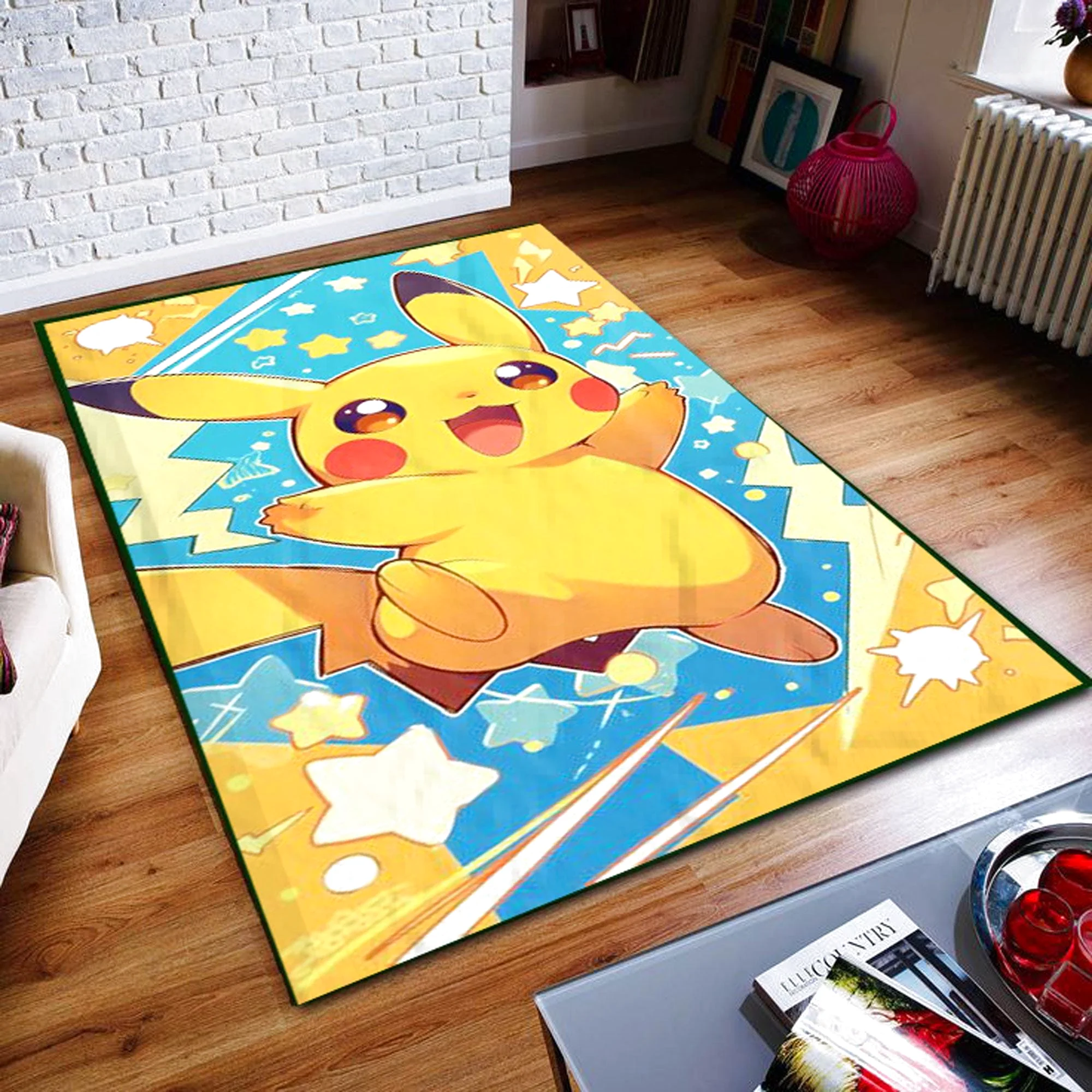 Eevee Evolution Rug Soft Decor for Kids Rectangle Rug
