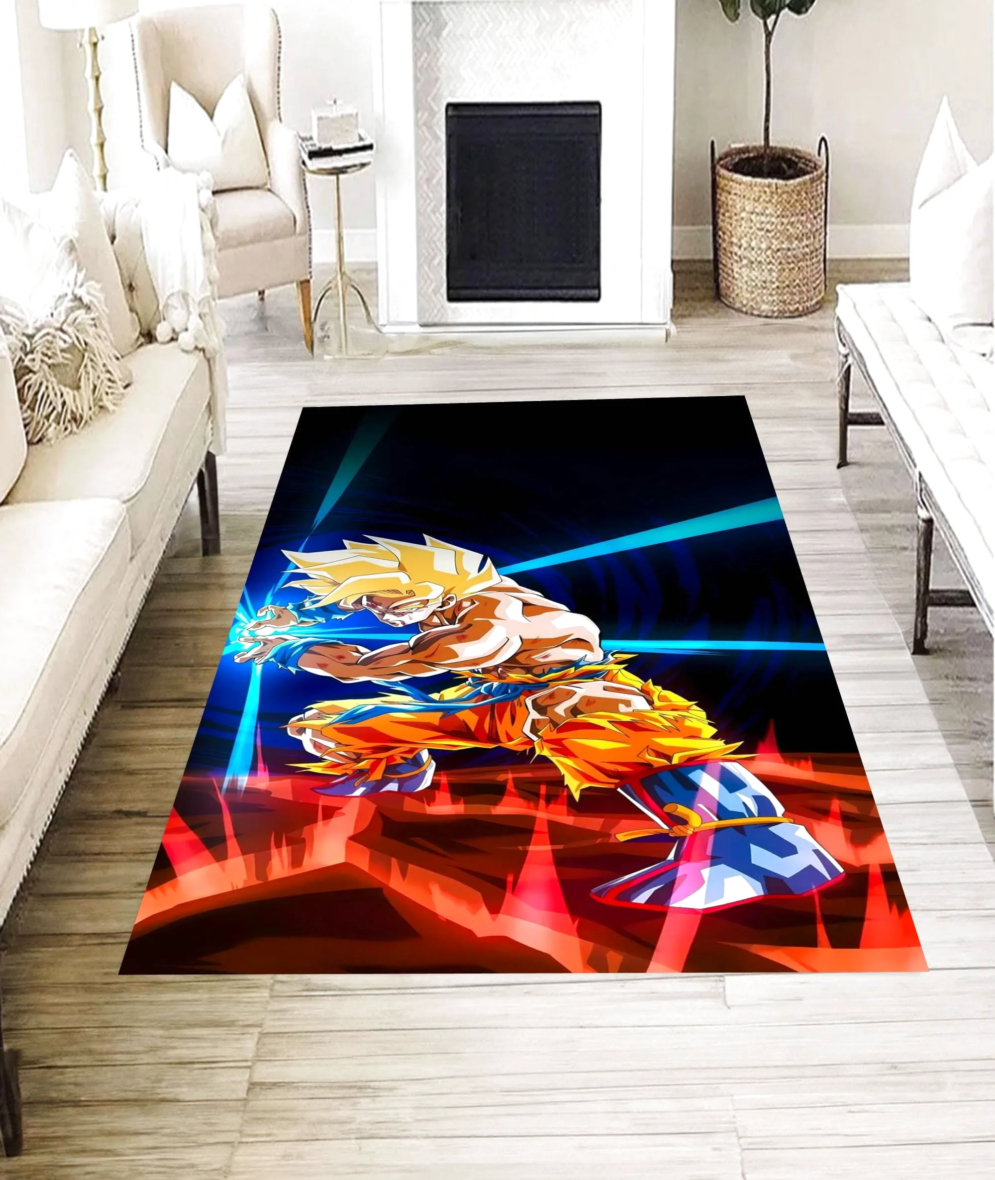 Goku Dragon Ball Rectangle Rug