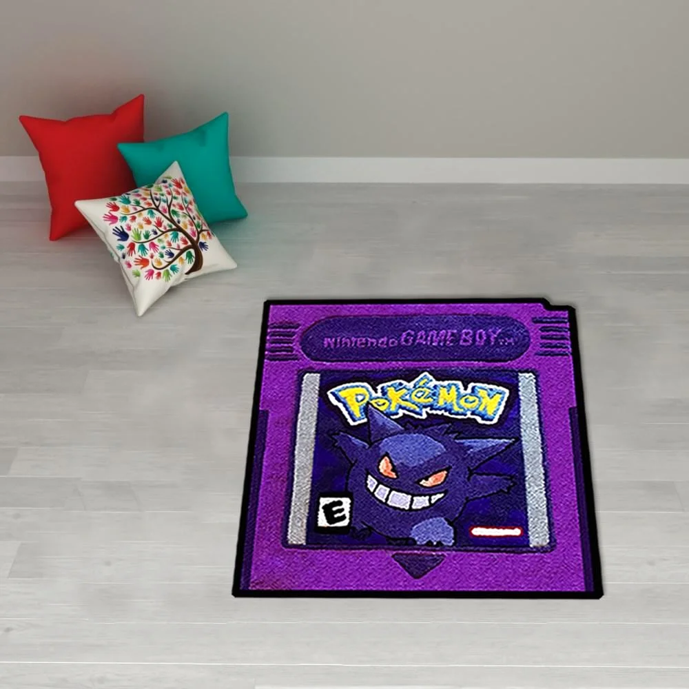 Pokemon Gengar Game Boy Cartridge Area Doormat