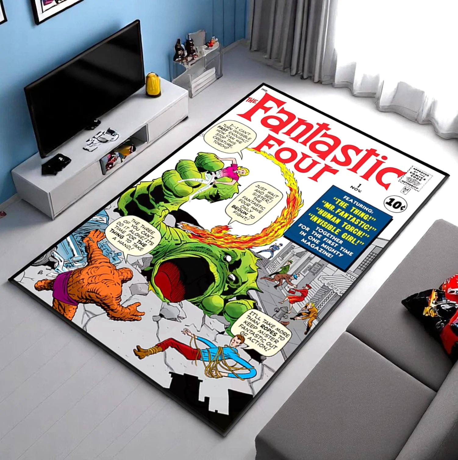 Fantastic Four Rug Iconic First Rectangle Rug