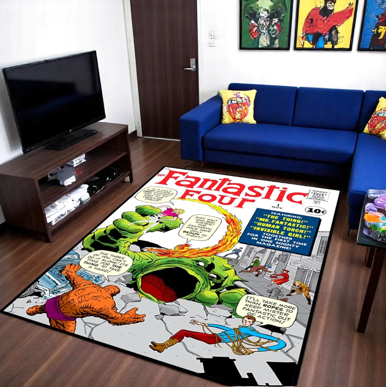 Fantastic Four Rug Iconic First Rectangle Rug