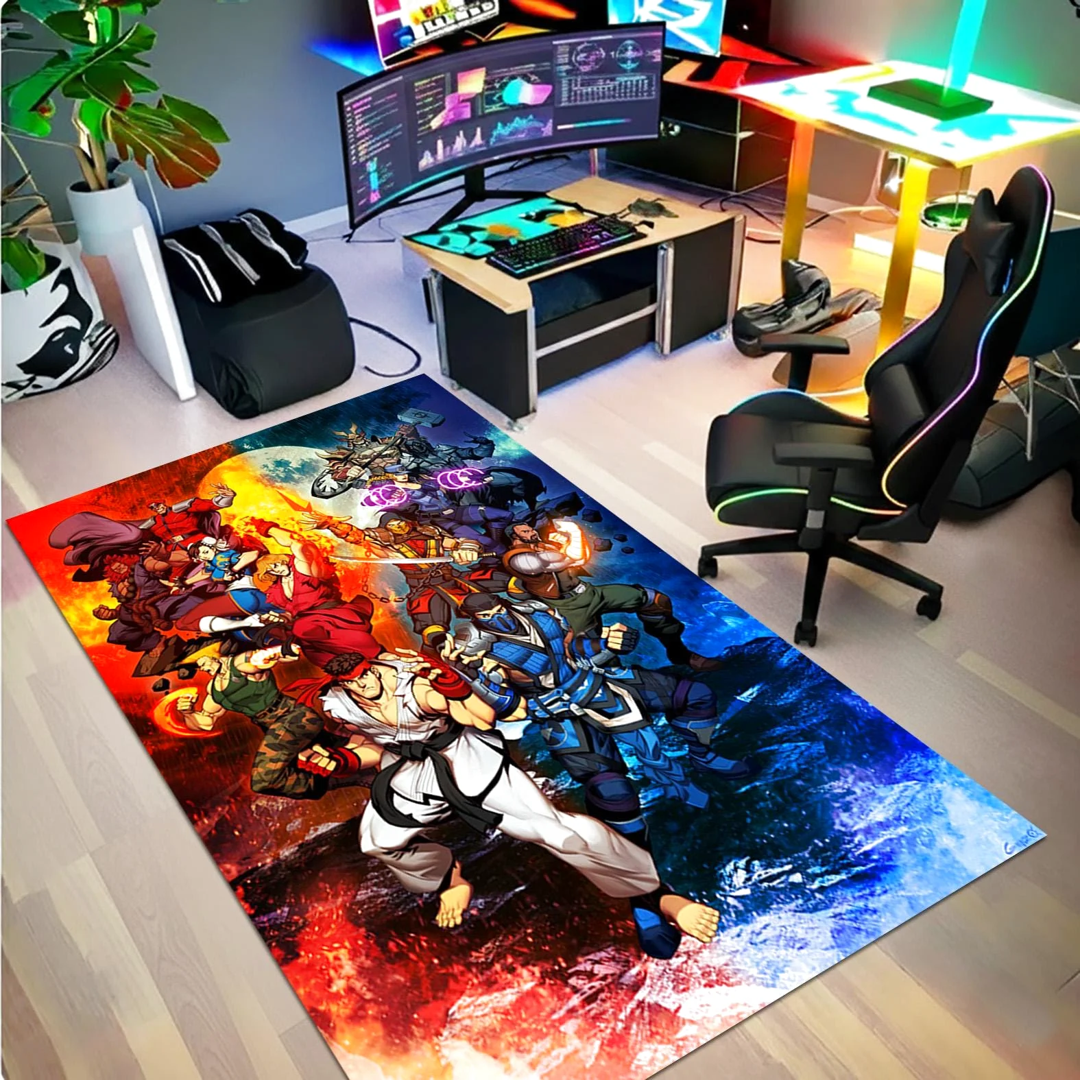 Street Fighter II Rectangle Rug